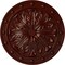 Ekena Millwork Foster Acanthus Leaf Medallion (Canopies up to 2 1/4"), 20 1/2"OD x 1 1/2"P, Brushed Mahogany CM20FOBMF - alternate 1
